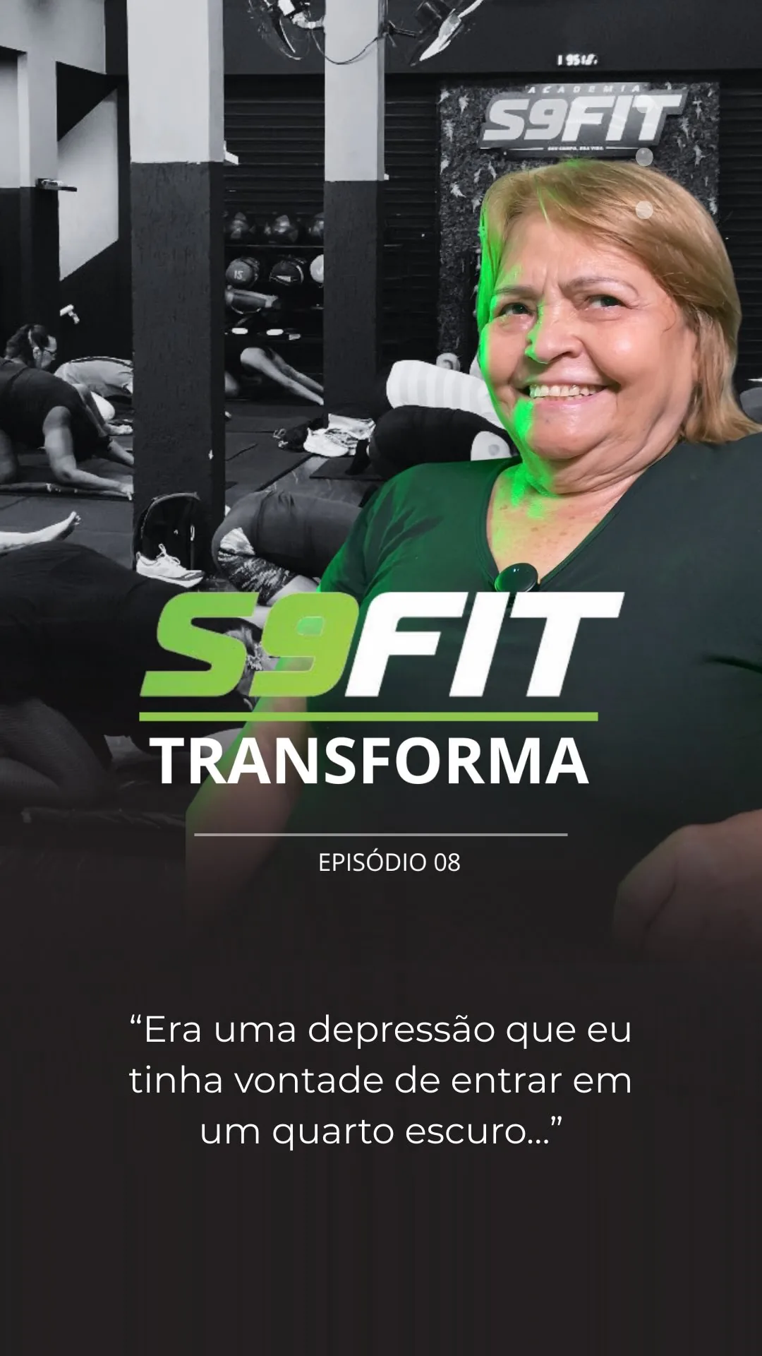 Leci Travessos relata como a S9 Fit ajudou em um recomeco apos o luto, recuperando forca fisica e emocional.